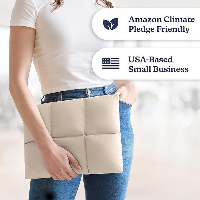 Vandel Puffy Laptop Sleeve 13 inch - 14 inch Waterproof Laptop Sleeve Case, Compatible with 13 inch MacBook Air/Pro 13 / MacBook Pro 14, iPad Pro 12.9, 13.3 in HP Dell, Air Case, Computer Bag Cover