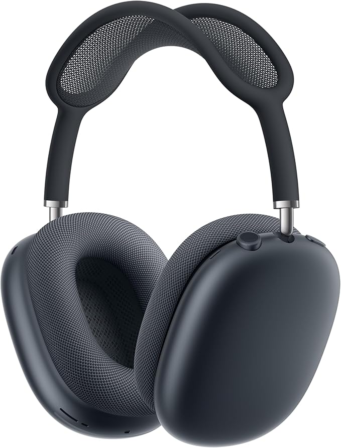 Apple AirPods Max 2 Wireless Over-Ear Headphones, Active Noise Cancellation, Adaptive Audio, Personalized Spatial Audio, Live Translation, Bluetooth Headphones – Midnight with AppleCare+ (2 years)