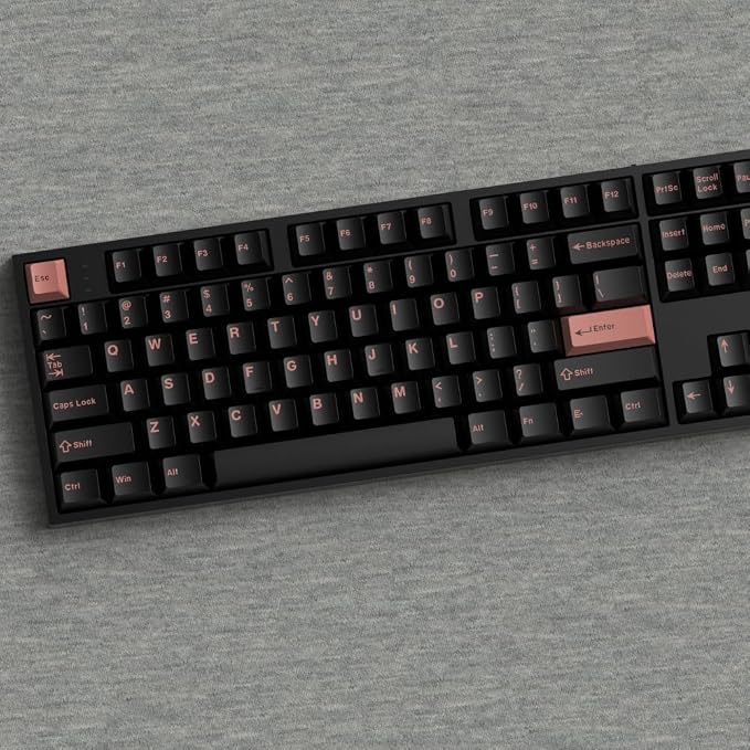Guffercty kred Cherry Profile PBT Keycaps 156 Key Set, Oil Proof Fade Resistant Keycaps Fit 60%/65%/75%/80%/TKL/100% Mechanical Keyboard (Wasabi)