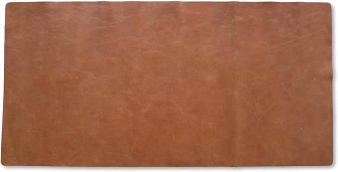 Genuine Leather Desk Pad, Office Desk Mat, Large Desk Blotter, Desk Protector, and Mouse Pad – 31.5" x 15.75" (1.8-2.0 mm) Tan, Waterproof, Premium Quality for Desk Surface Protection and Comfort