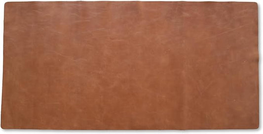 Genuine Leather Desk Pad, Office Desk Mat, Large Desk Blotter, Desk Protector, and Mouse Pad – 31.5" x 15.75" (1.8-2.0 mm) Tan, Waterproof, Premium Quality for Desk Surface Protection and Comfort