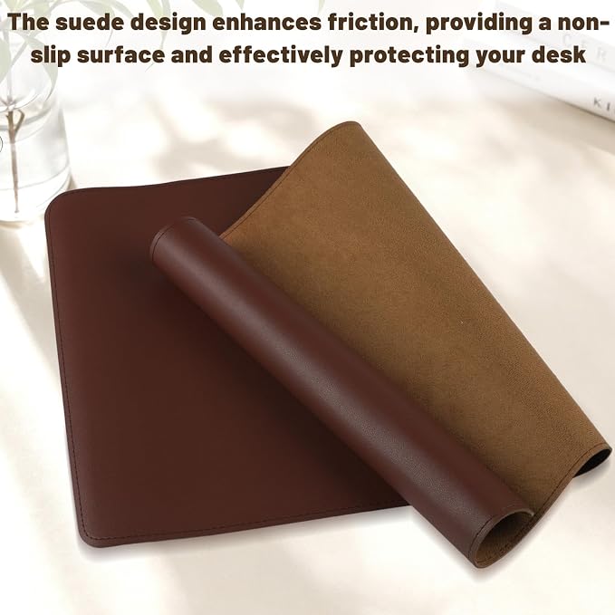 Leather Desk Mat, Desk Pad for Keyboard and Mouse Large Mouse Pads for Desk | Waterproof Desk Mat, Desk Matt for Desktop, Laptop Blotter, Keyboard Pad, Large Mouse Pad, Desk Essentials