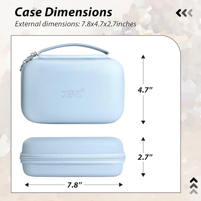 Charger Case for Macbook, Portable Tech Electronic Organizer Bag, Small Travel Storage Pouch for Laptop Accessories, MacBook Power Adapter, Charging Cords, USB Drives, Power Bank (Blue, XL)