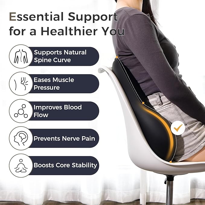Coverado Lumbar Support Pillow