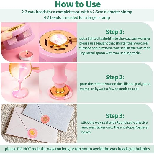 917Pcs Letter Sealing Kit Contains 18 Colors Wax Seal Beads, 10Pcs Stamps with Handle, Wax Spoon and Candle for Christmas Gift Wrapping & Envelope Sealing, Wedding Invitation