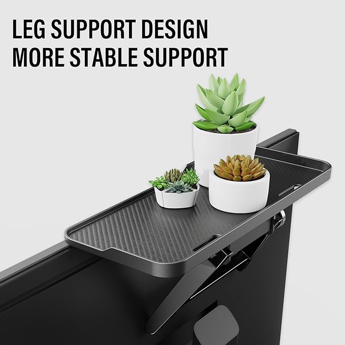Adjustable Steel TV Top Shelf, Floating TV Stand, Universal Monitor Shelf for Soundbar, Game Console, Cable Box, Router Shelves (11.8 x 4.9 inch)