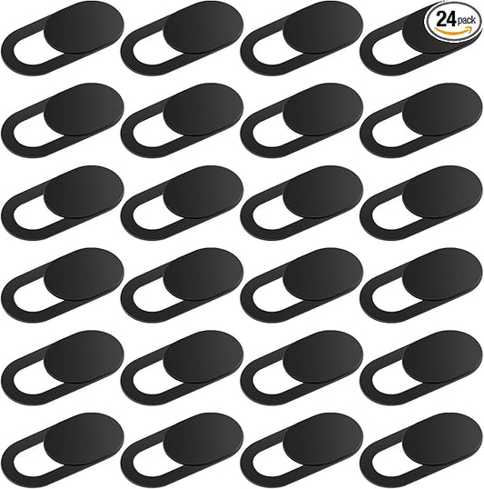 24PCS Camera Cover Slide, Ultra-Thin Phone Camera Cover Plastic Cameras Blocker Slider Webcam Covers for PC Smartphone Cell Phone Laptop Tablet Desktops to Protect Your Privacy and Security