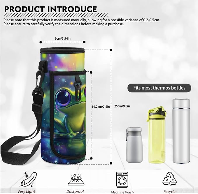 Doojoayie Bookbag and Lunch Box Set for Girls Frog Backpack for School Lightweight Kids Back Pack Cute Girls School Bag 3rd Grade Backpack for Primary Elementary Student