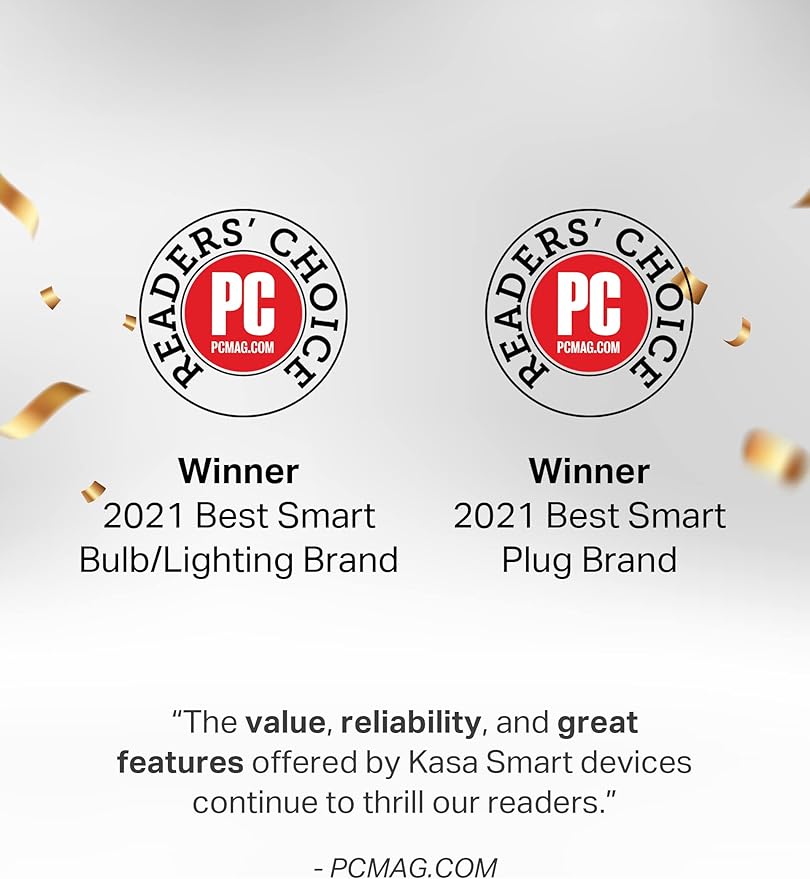 Kasa Smart Plug Power Strip HS300, Surge Protector with 6 Individually Controlled Smart Outlets and 3 USB Ports, Compatible with Alexa & Google Home, No Hub Required, White (Pack of 10)