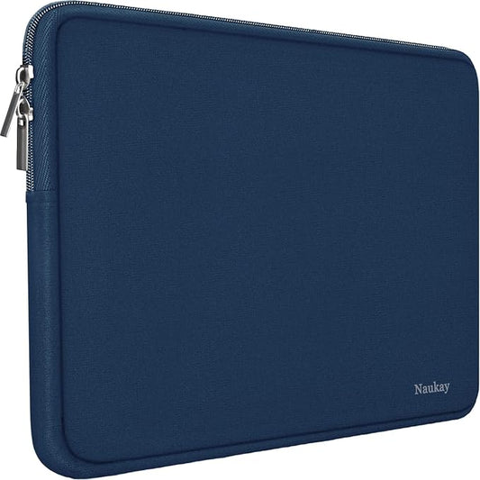 Laptop Sleeve Case 15.6 Inch,Resistant Neoprene Laptop Sleeve/Notebook Computer Pocket Case/Tablet Briefcase Carrying Bag, Dark Blue