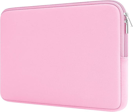 RAINYEAR 11-11.6 Inch Laptop Sleeve Protective Case Soft Carrying Cover Compatible with MacBook Neo A18 11.6" MacBook Air for 11" Notebook Tablet Chromebook (Pink)