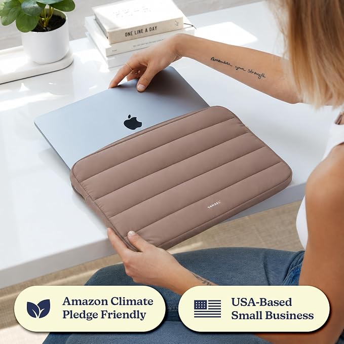 Vandel - The Original Puffy Laptop Sleeve 15-16 Inch Sleeve for Women and Men MacBook Pro 16 in Case, Cute Computer Bag 15.6 Inch HP Carrying Case - Apple, Asus, Dell, HP Laptop Case 15.6 Cover