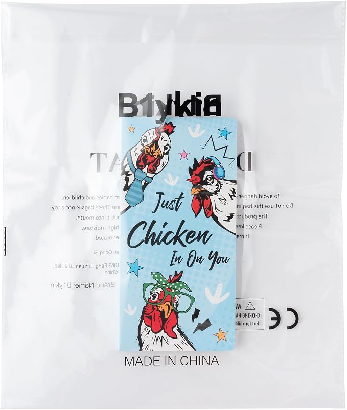 B1ykin Cute Sticky Notes Set - Just Chicken It On You Self-Stick Notes Pad, 550 Sheets Writing Memo Pages Sticky Notepad for Teacher Appreciation Gifts, School Office Supplies (New Funny Chickens)