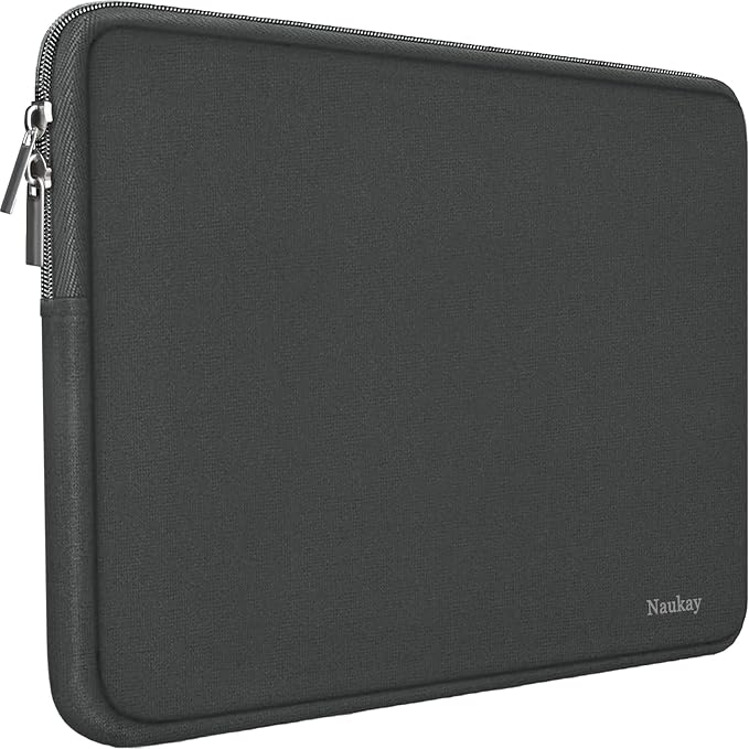 Laptop Sleeve Bag 15.6 Inch,Resistant Neoprene Laptop Sleeve/Notebook Computer Pocket Case/Tablet Briefcase Carrying Bag fit for Computer Notebook MacBook- (Grey)