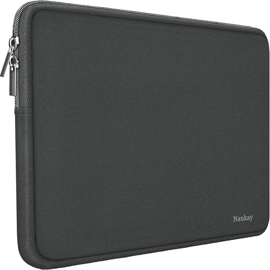 Laptop Sleeve Bag 15.6 Inch,Resistant Neoprene Laptop Sleeve/Notebook Computer Pocket Case/Tablet Briefcase Carrying Bag fit for Computer Notebook MacBook- (Grey)