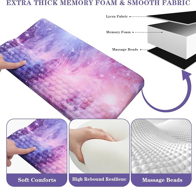 Ergonomic Keyboard Stand with Wrist Rest, Computer Wrist Support Pad | Comfy Tilted Keyboard Riser Holder Wrist Pad for Pain Relief, Soft Memory Foam Desk Cushion for Office Home
