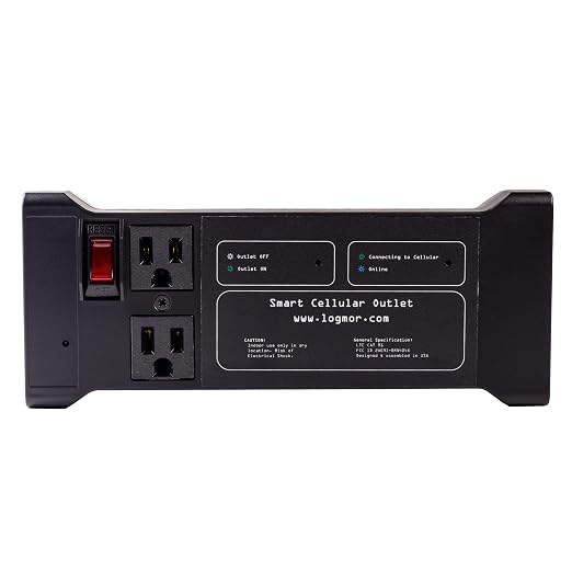 Cellular Smart Plug 4G LTE No WiFi Needed with API Remote Control