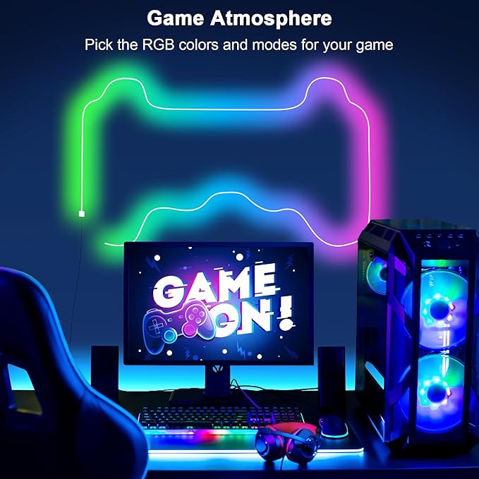 Cozylady RGB Neon Light LED Rope Light,Waterproof Bluetooth APP Remote Control Music Sync Strip Light,24V Flexible DIY Silicone Light for Bedroom Home Indoor Outdoor Decoration(30m/100ft)