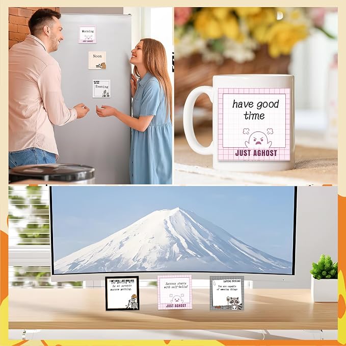 Funny Sticky Notes Gifts - 9 Pack Funny Notepads 3x3 Inch Work Gag Office Gifts, Foolish Fun Self-Stick Memo Pads Supplies for Friends Coworkers, 450 Sheets
