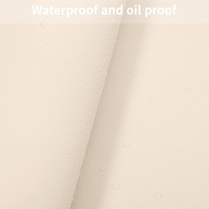 Faux Leather Table Cover,1.8mm Thick,30x60 Inch Desk Cover,Large Desk Mat,Table Protector,Table Cover Protector,Glass Table Protector,Table Top Cover,(Beige+Light Gray,30x60)