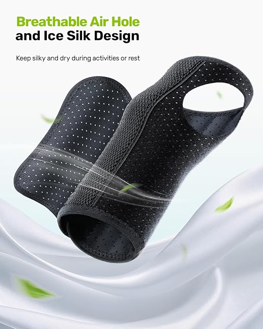 Rakiie Carpal Tunnel Wrist Brace, Ergonomic Night Support Brace with 3 Metal Splints for Arthritis & Tendonitis Relief, Breathable Hand Splint Stabilizer for Men Women (Right Hand, Gray, Medium)