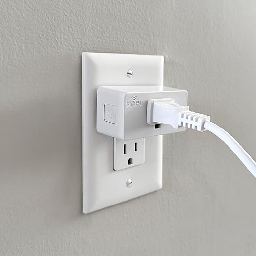 Smart WiFi Outlet Adapter, Smart Plug Works with Google Home/Alexa, App Control, Timer & Countdown Functions 2.4 GHz WiFi, 2-Pack, by Maxxima