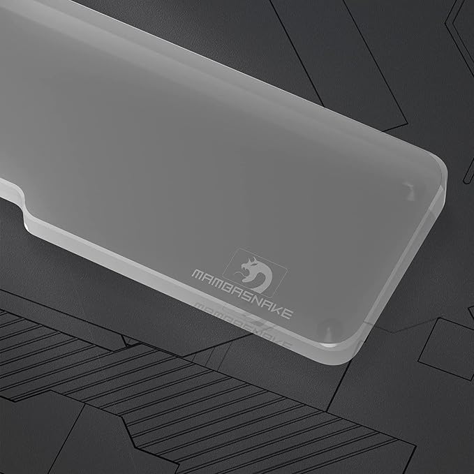 Acrylic Keyboard Wrist Rest - Mini 61Key Keyboard- Mechanical Keyboards Ergonomic Palm Rest for Computer Keyboard,Anti-Slip Base,Wrist Pad for Laptop,Office & Home-Easy Typing