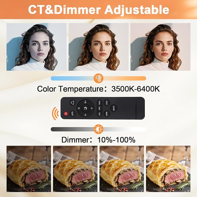 Softbox Lighting Kit 2pack,Thoslatay16x16in Soft Box Upgrade 85W 2700-6400K 100-240V LED Bulbs Professional Photography Lighting Kit, Photo Studio Lights for Photoshoot/Video Recording/Live Streaming