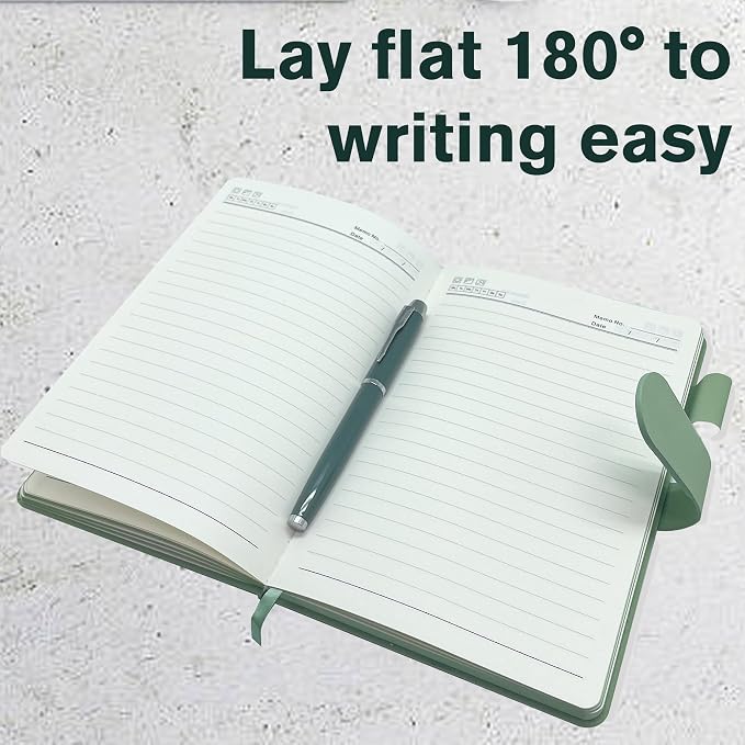Personalized Notebook with Gifts Box and Pen, Engraved Monogrammed Leather Journal, Custom Gifts for Women, Men, Engraved Journals To Write In, Birthday, Friend, Mom, Corporate, Business Gift