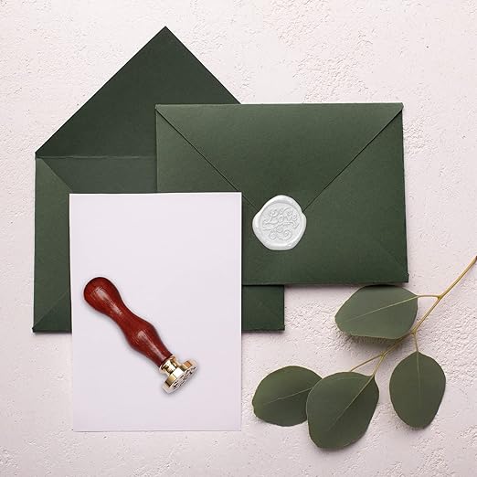 Sealing Wax Sticks 12P with Glue Gun, Luxiv 5.4" Sealing Waxs Stick 10MM Fire Manuscript Glue Gun Wax Seal Stamp for Wedding Invitations, Envelopes, Package Seal Waxs Sticks (White)