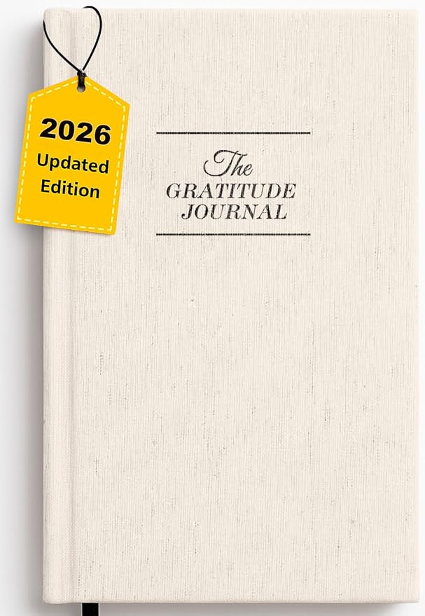 The Original Gratitude Journal - Daily Gratitude Practice with Inspiring Prompts & Quotes for Mindfulness, Reflection & Personal Growth 2026 - Wellness Journal for Men & Women