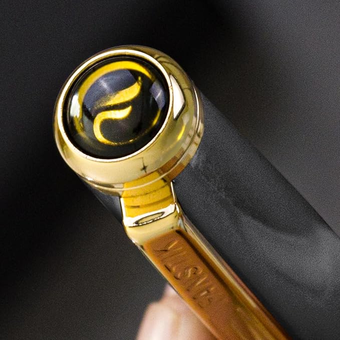 Silver&Gold Luxury fountain pen, fancy gift set for women, Real 24K Gold Plating, Professional executive pen gift set for men (Lux fountain Silver-Gold)