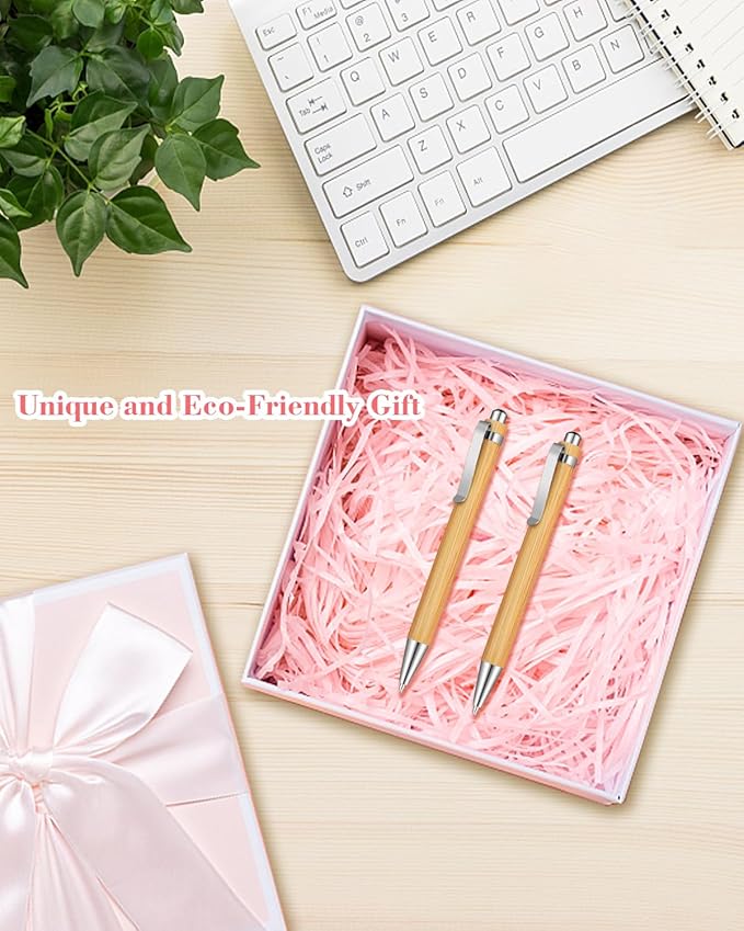 100pcs Bamboo Pens Bulk Wooden Bamboo Pens Engraving Wooden Ballpoint Pen Customizable Gift Pen Bulk