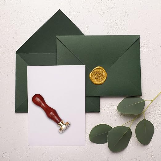 Sealing Wax Sticks 12P with Glue Gun, Luxiv 5.4" Sealing Waxs Stick 10MM Fire Manuscript Glue Gun Wax Seal Stamp for Wedding Invitations, Envelopes, Package Seal Waxs Sticks (Gold)