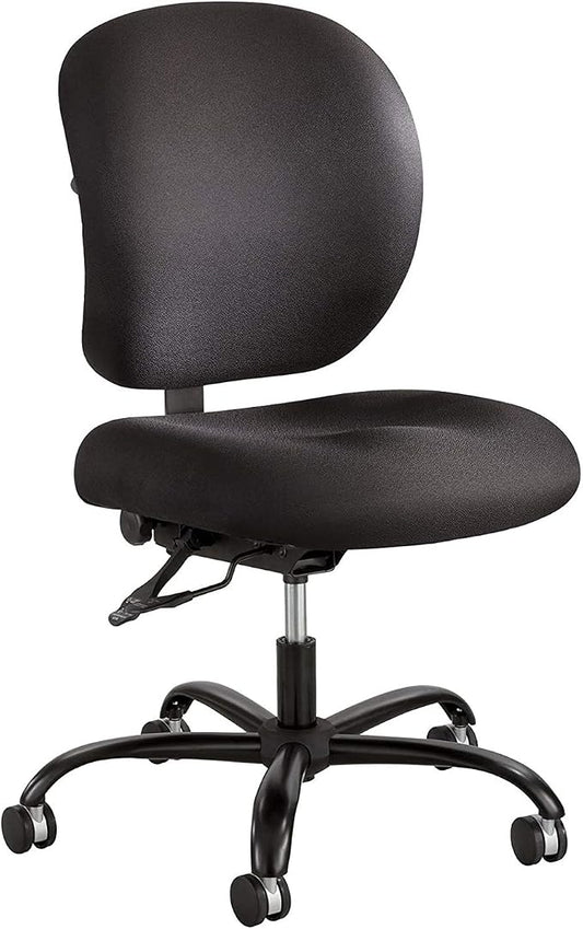 Safco Products 3391BL Alday 24-7 Task Chair (Optional arms Sold Separately), Black