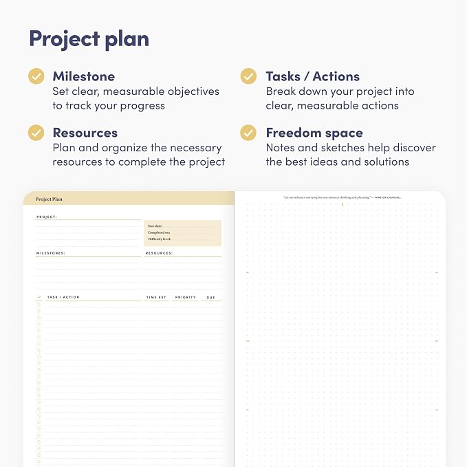 BestSelf Daily Planer - 6-Month Undated Planner Notebook for Organization and Planning; Ideal Planner for Students, Schools, Colleges, and Working Professionals (Coral)