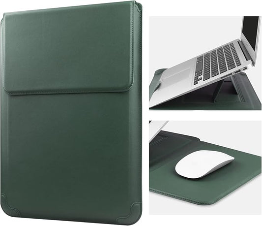 HoYiXi 13 Inch Laptop Sleeve Case Bag Compatible with MacBook Neo 2026/MacBook Air 13 M1 M2 2022-2018/MacBook Pro 13 M2 2022-2016/Surface Pro 8 2021/Surface Go 3 13-13.6'' Dell HP ASUS Acer PC, Green