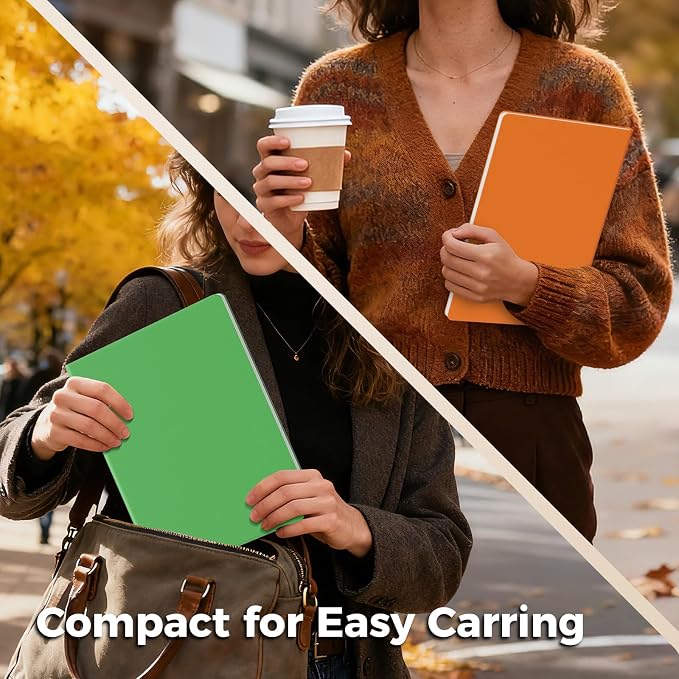 Large Colorful Notebook Journals Bulk, College Ruled, Lined Paper, 8.5x11 inch, 60 Pages, Journal Set for Travelers, Students and Office, Composition Diary Subject Notebooks Planner, 12 Pack