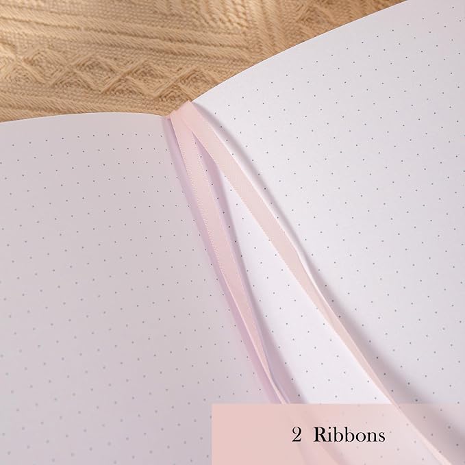 MGGAO Bullet Dotted Journal, No Bleed Thick 160gsm Dotted Journal, A5 Dot Notebook, 5.8 X 8.2 IN, Hardcover Notebooks for Personal Organizers