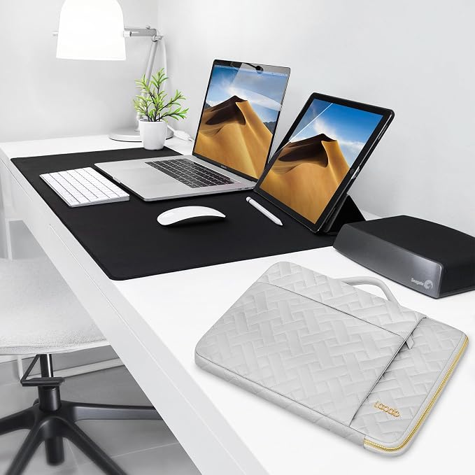 Lacdo 360° Protective Laptop Sleeve Case for 15 inch New MacBook Air M5/A3448 (2026), M4 A3241 2025, M3 A3114, M2 A2941 2024-2023, 15 inch MacBook Pro A1990 A1707 Computer Bag Sleeve, Space Gray