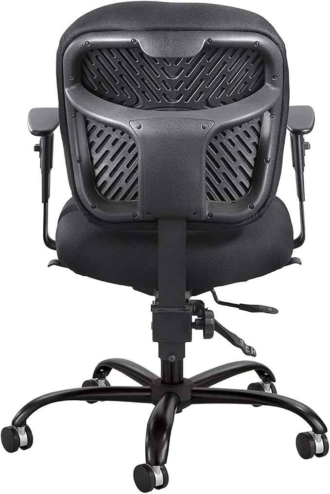 Safco Products 3391BL Alday 24-7 Task Chair (Optional arms Sold Separately), Black