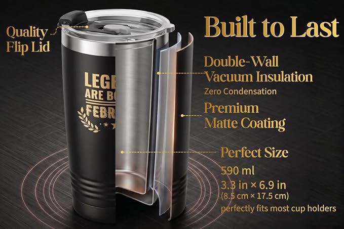 Onebttl Personalized Birthday Gifts for Men Who Have Everything, Travel Tumbler for Him, Custom Notebook, Luxury Pen, Unique Birthday Gift Set, July