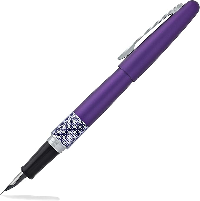 Pilot Metropolitan Fountain Pen, Retro Pop Purple, 1.0mm Stub nib