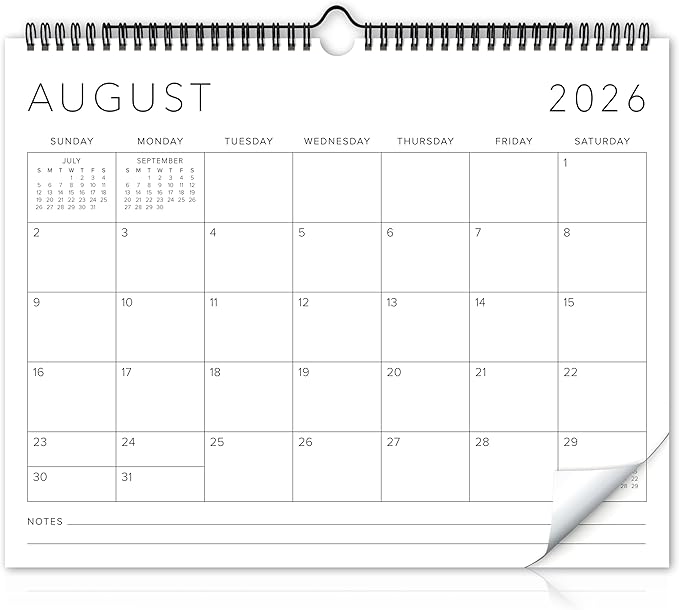 Beautiful 2026-2027 Wall Calendar - Runs from June 2026 until December 2027 - Large 14.5" x 11.5" Office Wall Calendar for Easy Organizing