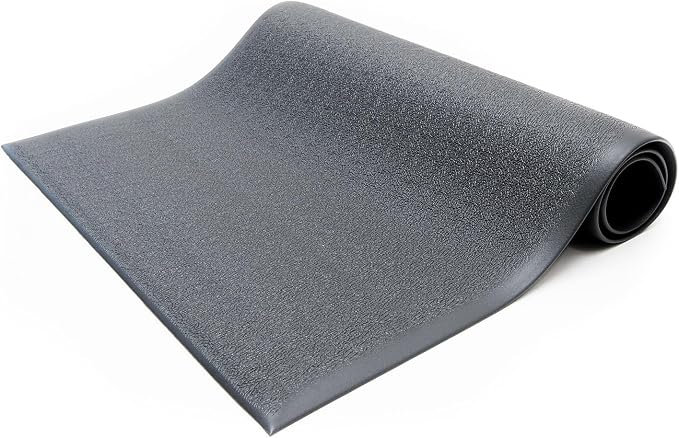 Bertech Anti-Fatigue Floor Mat, 3 ft. x 5 ft., Black (AFTX58-3x5BLKBEV)