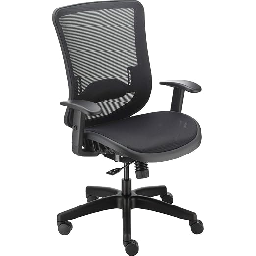 Global Industrial Heavy Duty All Mesh High Back Task Chair, 350 Lbs Capacity, Black