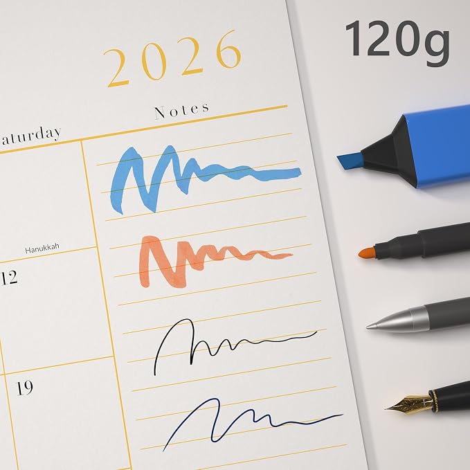 Jotsome Desk Calendar 2026-2027 with Desktop Mat, Desk Pad Calendar From July 2026 to December 2027 17x12 inch, Desk Blotter Calendar for Home Office and School, Easy Organizing (Apricot, 17" x 12")