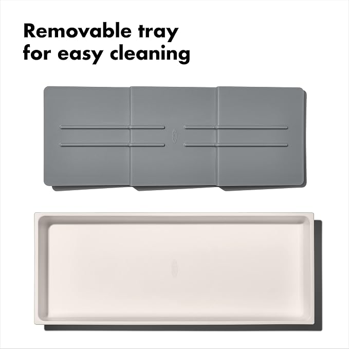 OXO Caddy, Spice Drawer Organizer, White | Good Grips | Compact | Pack of 4