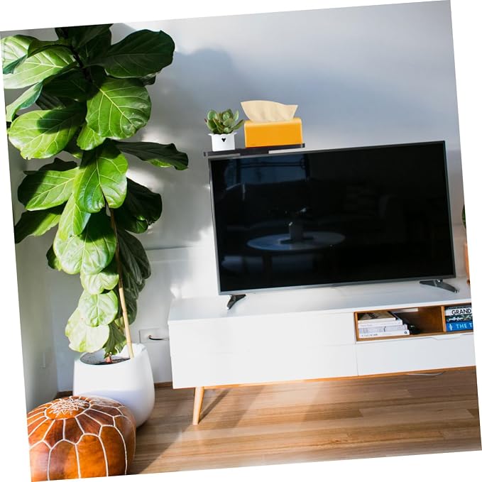PRETYZOOM Monitor Shelf Tv Hanger Creative Office Storage Bracket Desk Stand Strong Load Capacity
