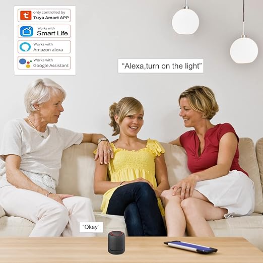 Mini WiFi Smart Plug Outlet Voice Remtoe Control with Alexa Works with Google Assistant IFTTT, Tuya Smart APP Timer,No Hub Required(4 Pack)